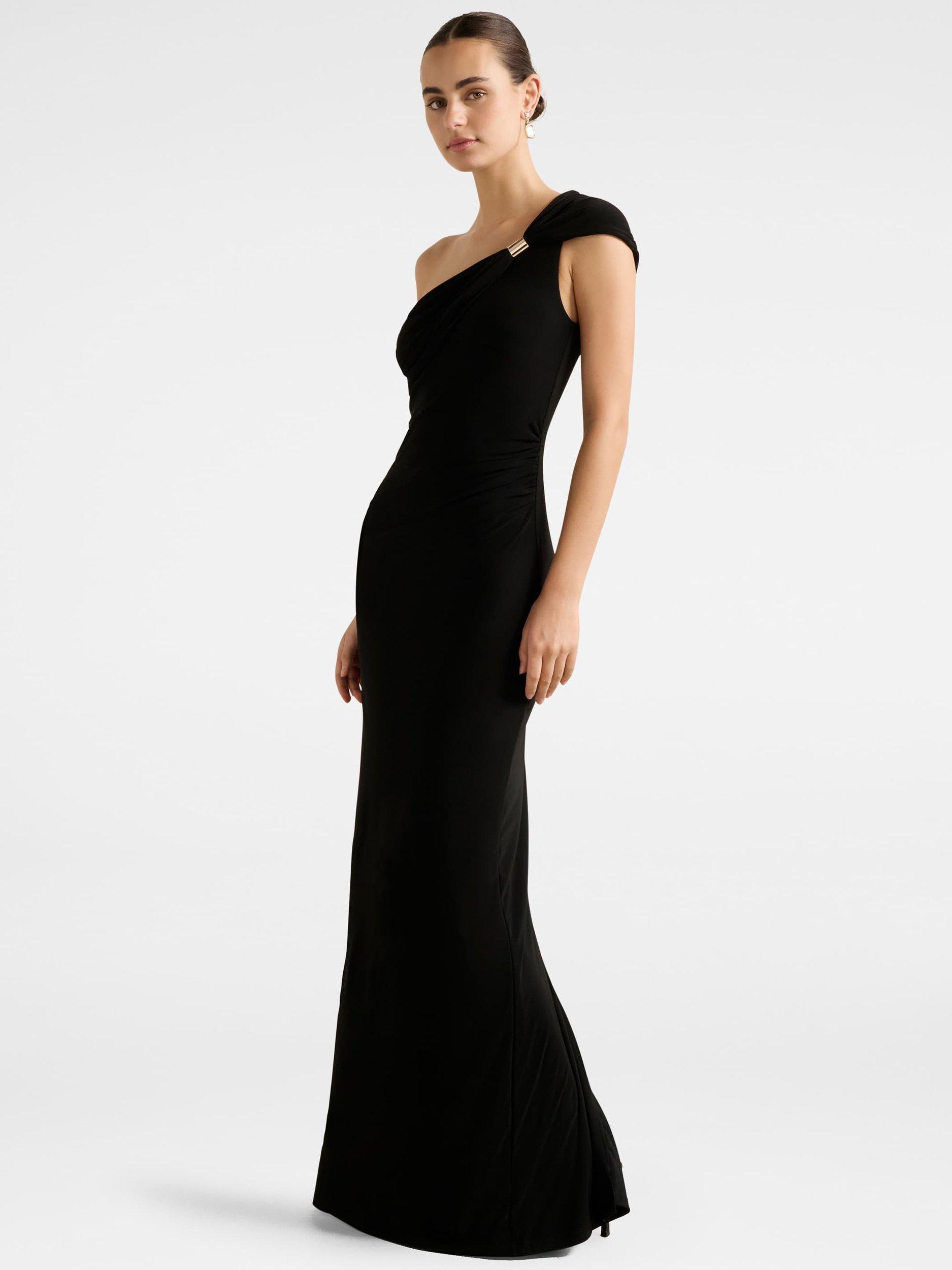 Forever New Robyn One Shoulder Asymmetric Neck Jersey Maxi Dress