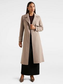 Forever New Elise Felled Trench Coat, Taupe