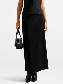 Forever New Drew Column Skirt, Black