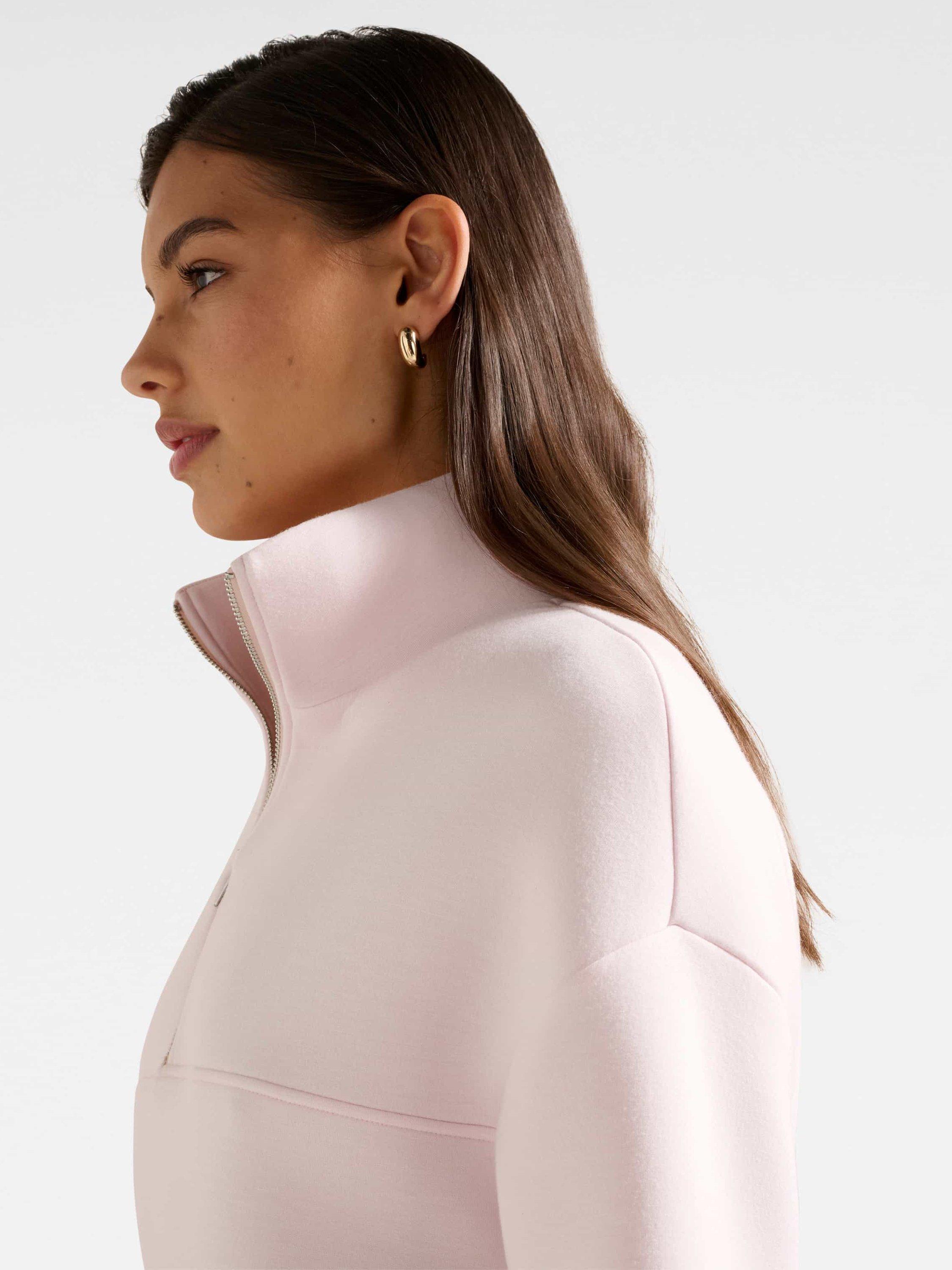 Product image 4 of 5, which shows Forever New Lya Lounge Jumper, Soft Pink, XXS