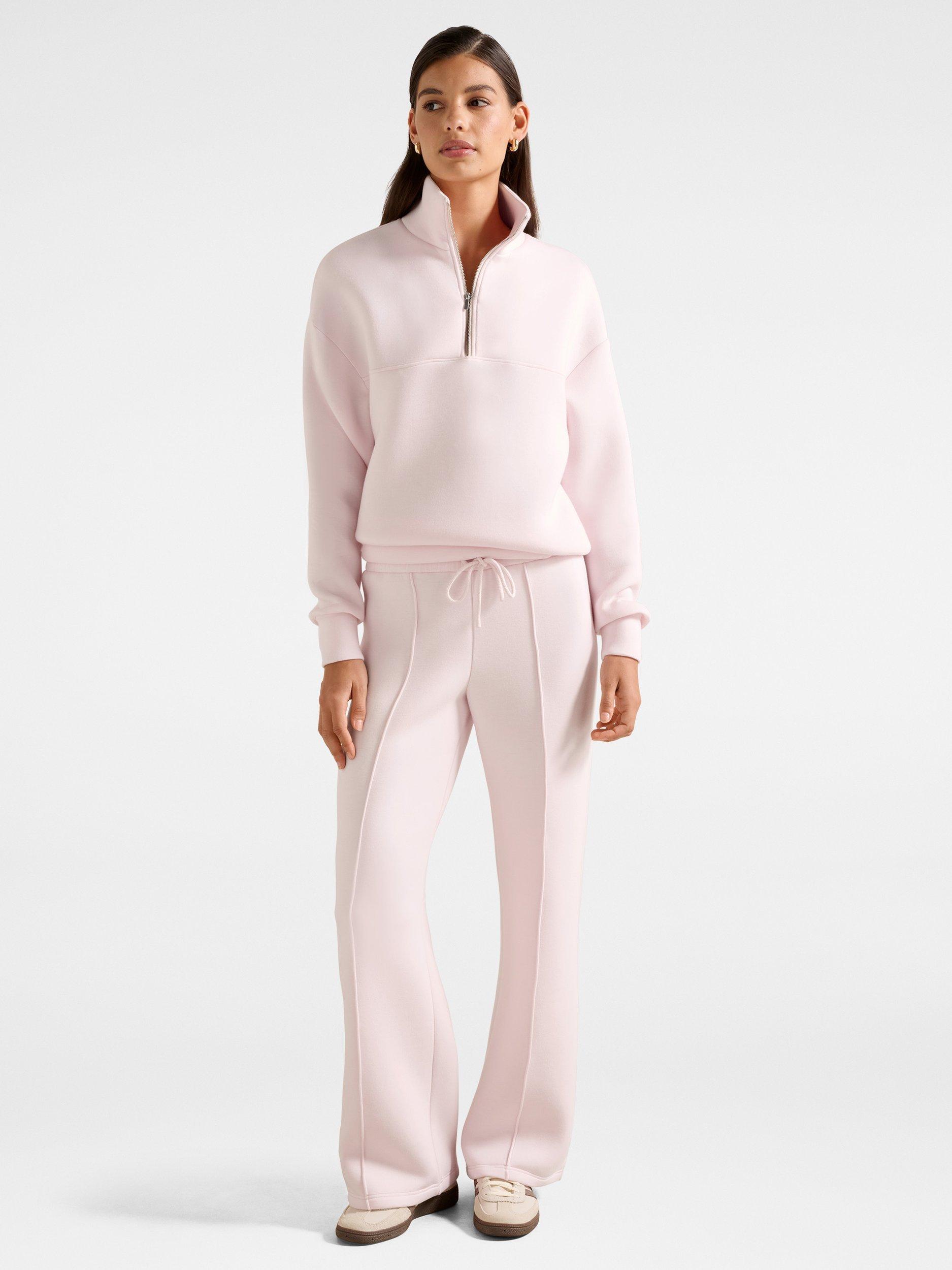 Product image 5 of 5, which shows Forever New Lya Lounge Jumper, Soft Pink, XXS