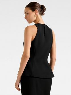 Forever New Dahlia Sleeveless High Neck Top - view 2, Black