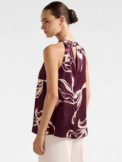 Forever New Harriet Floral Sleeveless Halterneck Top - view 2, Moselle Floral