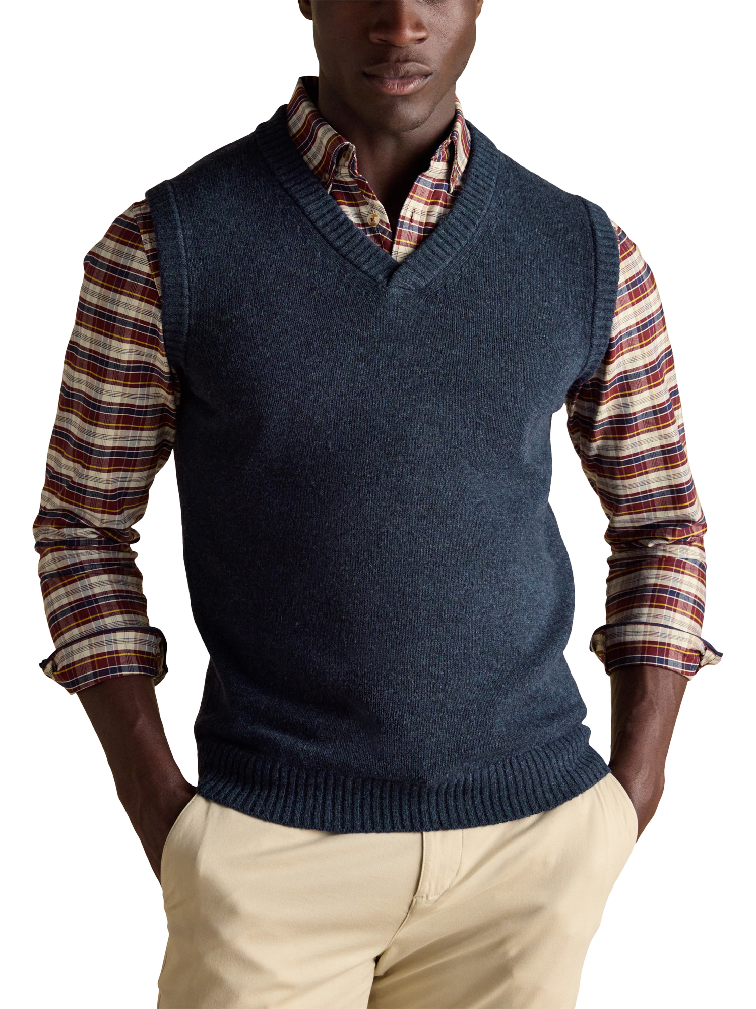 Joules Highland Wool Blend Knitted Tank