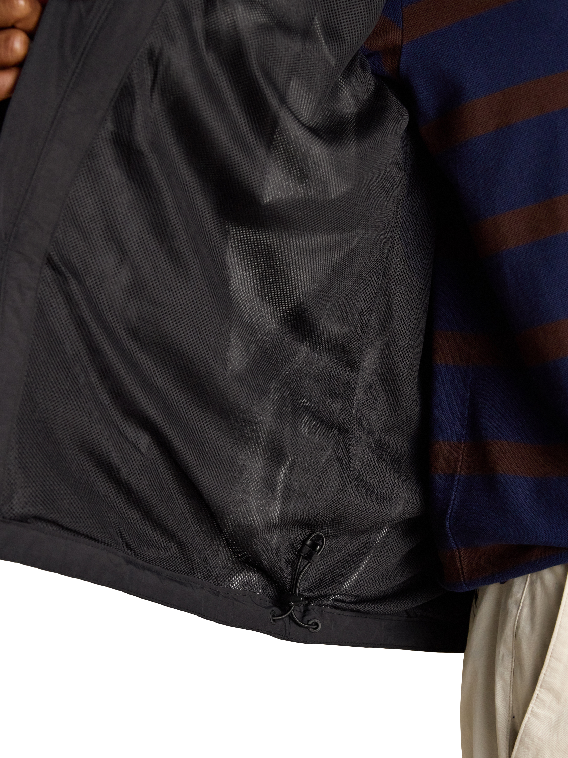 Product image 4 of 7, which shows Joules Aston Waterproof Rain Jacket, Black, XXL