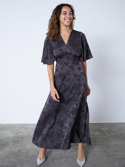 Sisters Point Gisela Dress, Brown/Flower, Brown/Flower
