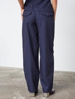 Sisters Point Gema Utility Trousers, Dark Blue - view 2, Dark Blue