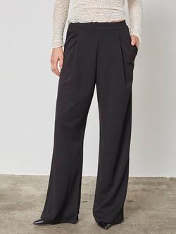 Sisters Point Glut Wide Leg Trousers, Black, Black