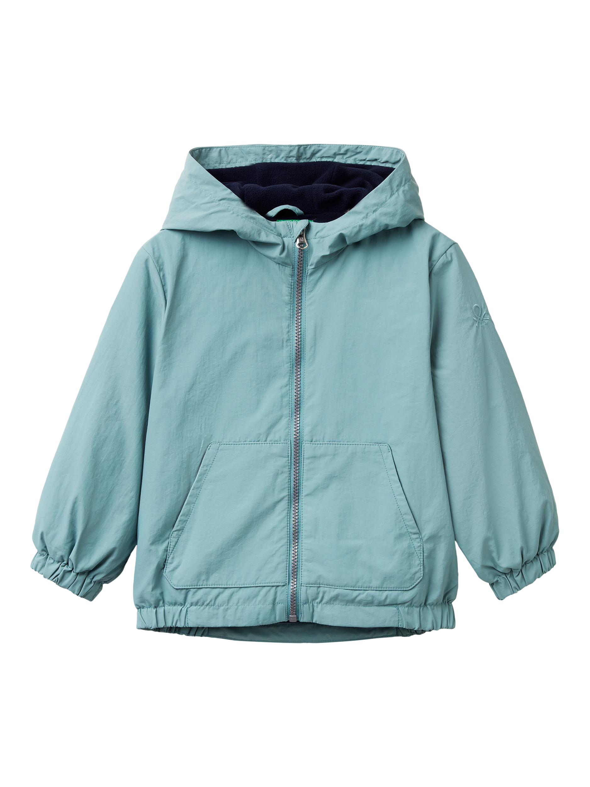 Product image 1 of 3, which shows Benetton Kids' Raincoat, Green, 3-4 years