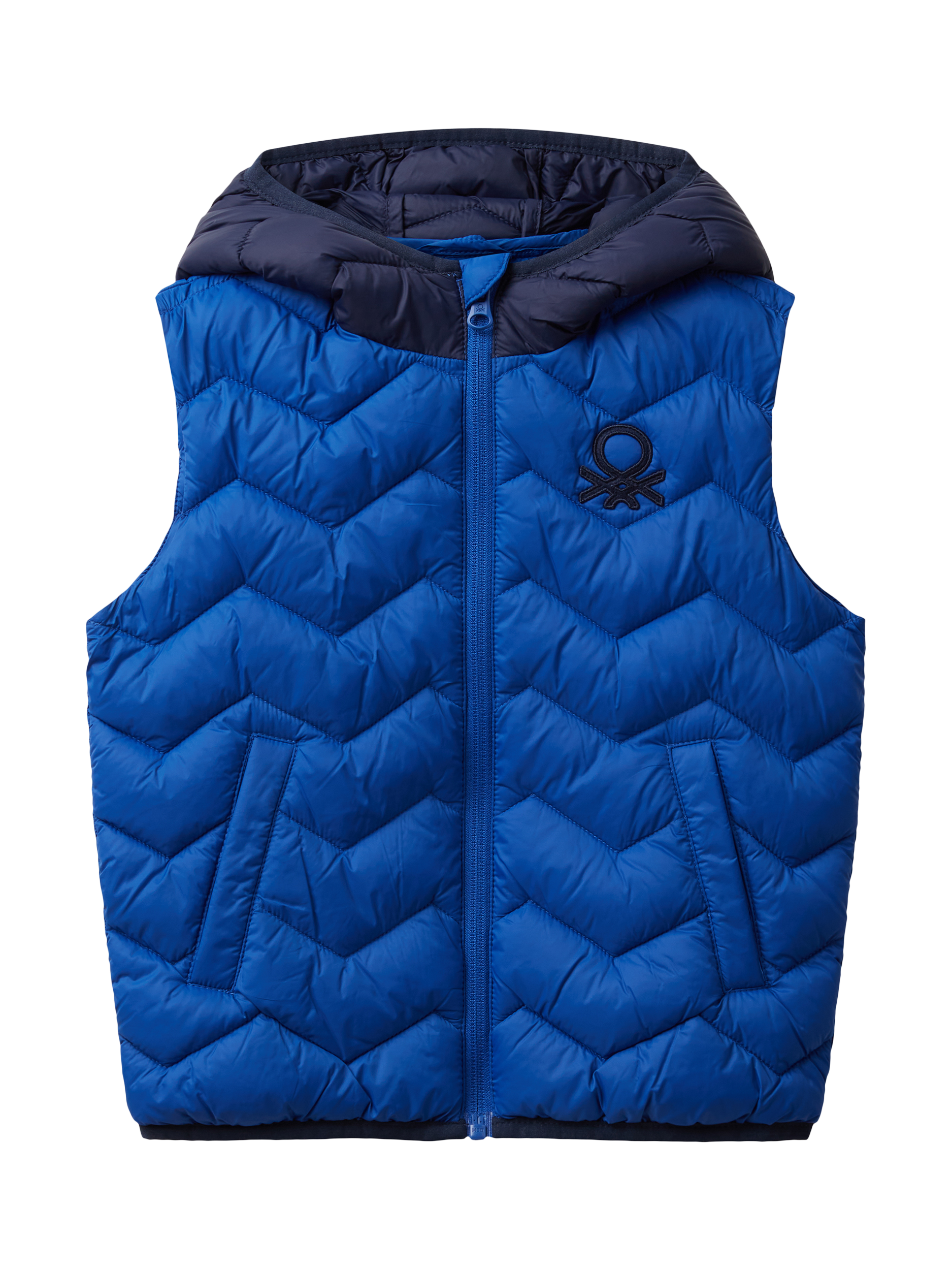 Product image 1 of 3, which shows Benetton Kids' Quilted Jacket, Multicolor, 3-4 years