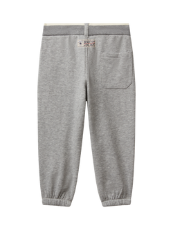 Benetton Kids' Fleece Joggers, Grey - view 2, Grey