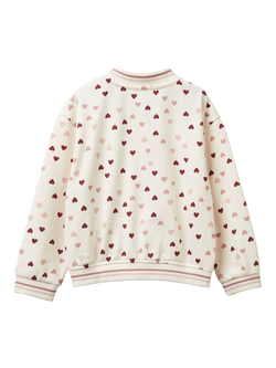 Benetton Kids' Hearts Cotton Blend Fleece - view 2, Multicolor