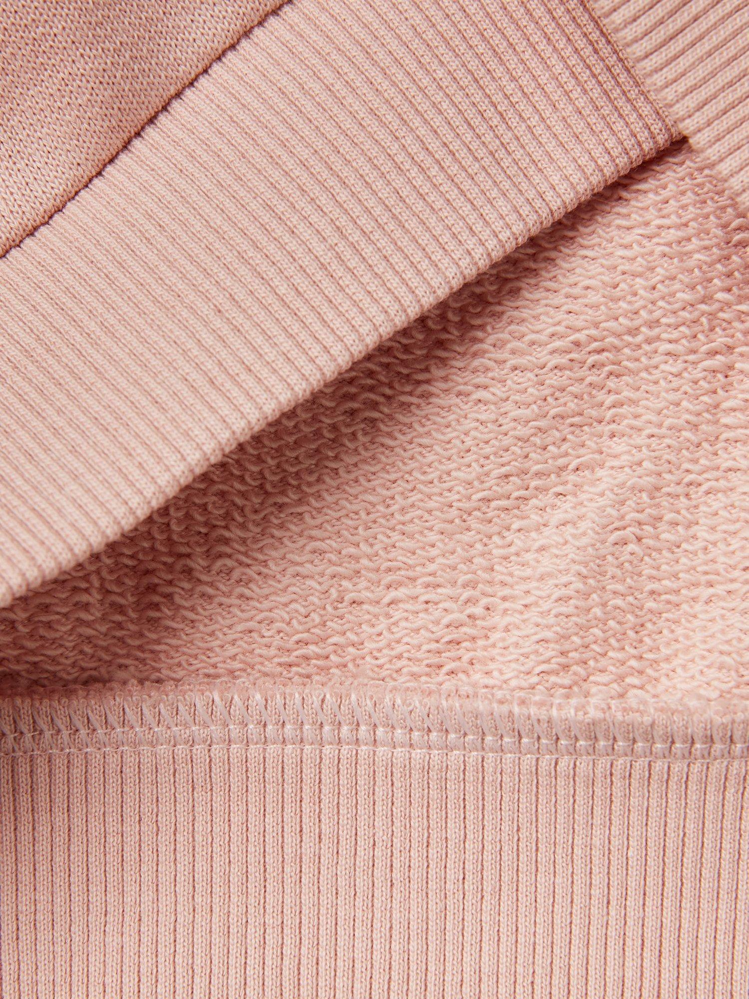 Product image 3 of 3, which shows Benetton Kids' Cotton Embroidered Jumper, Pink, 3-4 years