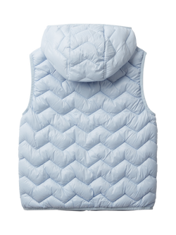 Benetton Kids' Quilted Gilet - view 2, Blue