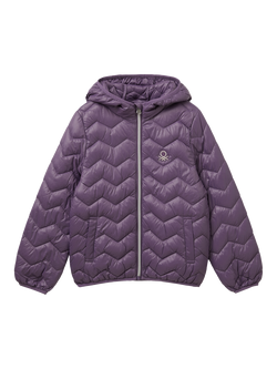 Benetton Kids' Quilted Jacket, Violet