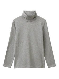 Benetton Kids' Cotton Blend Long Sleeve T-Shirt, Grey