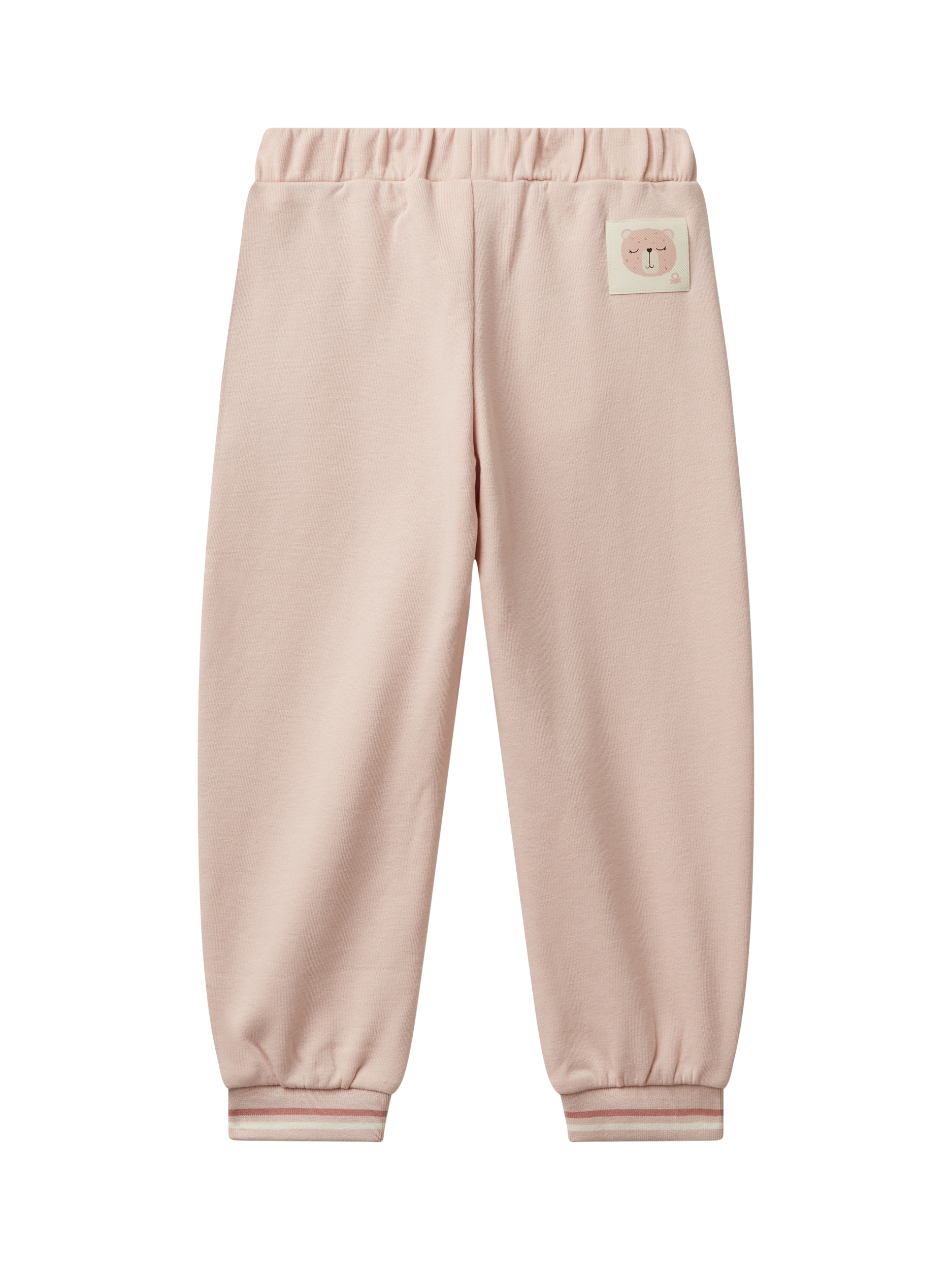 Product image 2 of 3, which shows Benetton Kids' Cotton Blend Regular Jeggings, Pink, 3-4 years