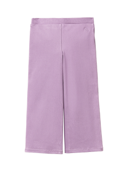 Benetton Kids' Cotton Blend Straight Joggers - view 2, Violet