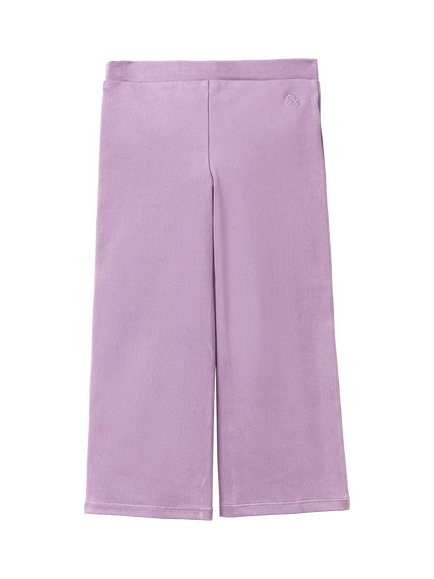 Benetton Kids' Cotton Blend Straight Joggers - view 2, Violet