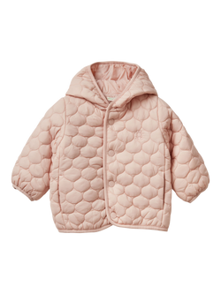 Benetton Kids' Quilted Jacket, Pink