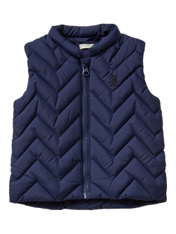 Benetton Kids' Quilted Jacket, Blue