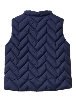 Benetton Kids' Quilted Jacket - view 2, Blue