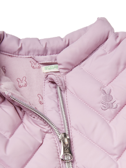 Benetton Kids' Quilted Jacket - view 2, Violet