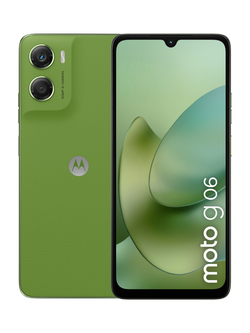 Moto G06 Smartphone, Android, 4GB RAM, 6.88”, 4G, SIM Free, Green