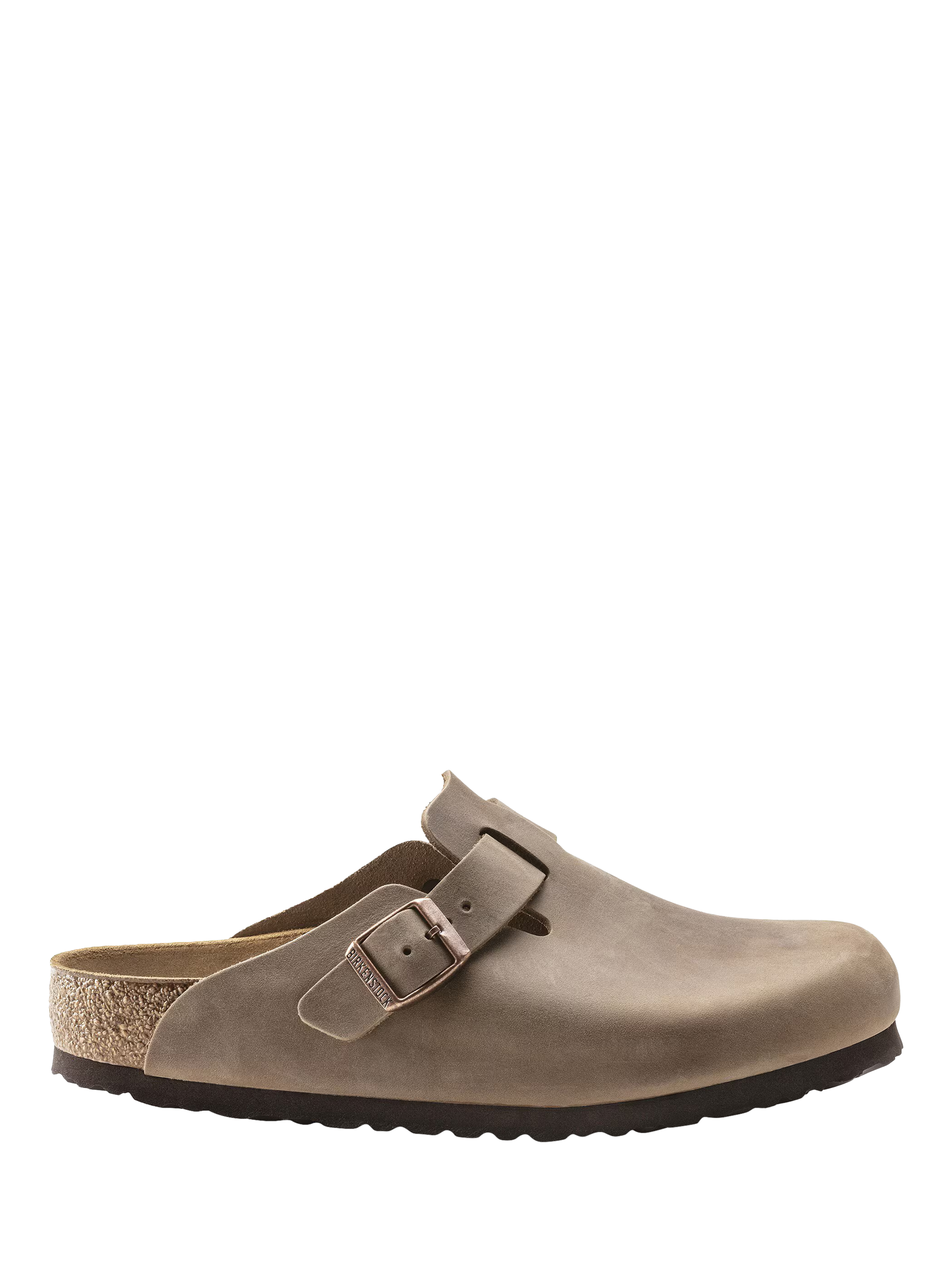 Product image 1 of 5, which shows Birkenstock Boston Leather Clogs, Tabacco Brown, 8
