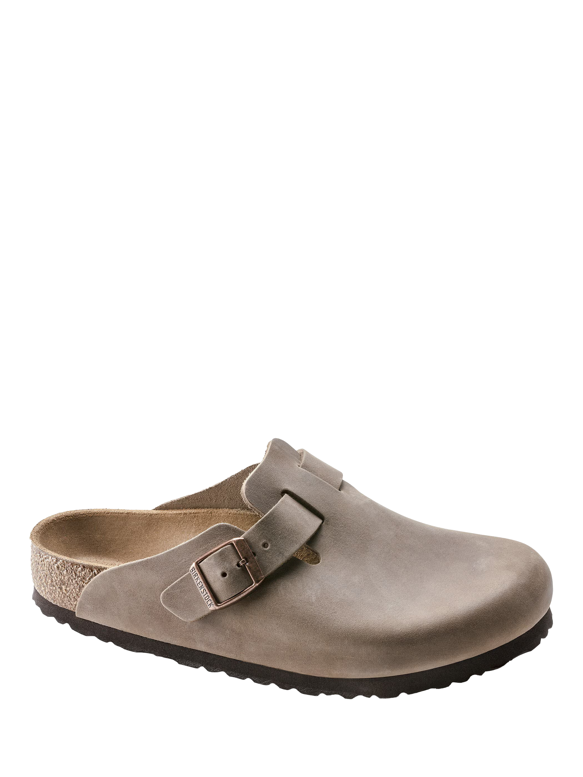 Product image 3 of 5, which shows Birkenstock Boston Leather Clogs, Tabacco Brown, 8