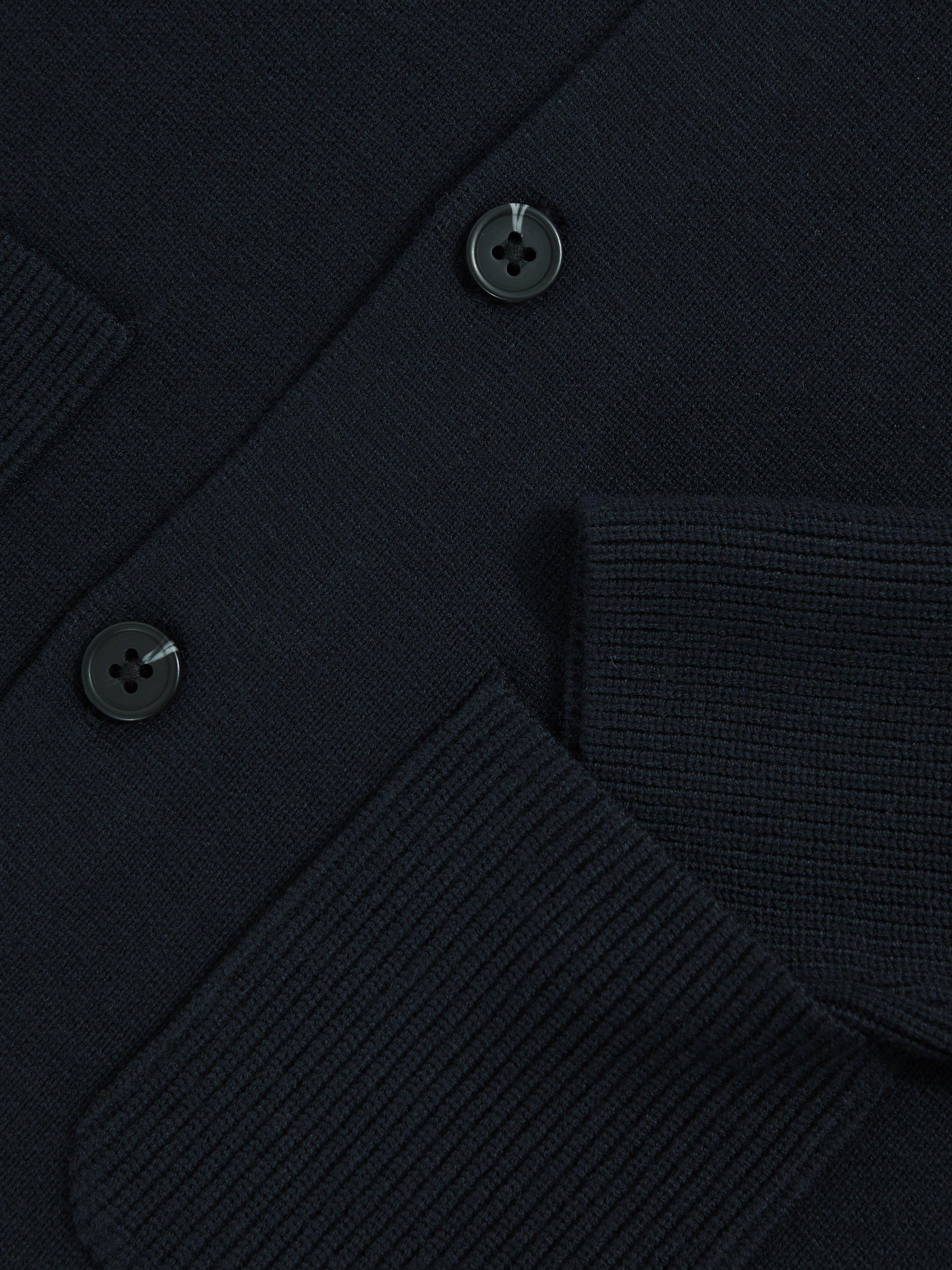 Product image 4 of 4, which shows Reiss Kids' Fitzgerald Cardigan, Navy, 5-6 years