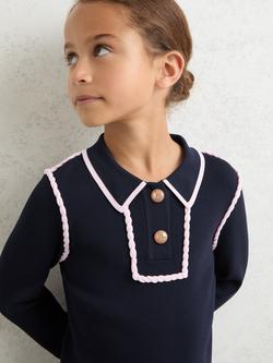 Reiss Kids' Freya Jumper, Navy - view 2, Navy