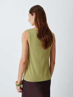 AND/OR Aria Ribbed Vest Top - view 2, Green