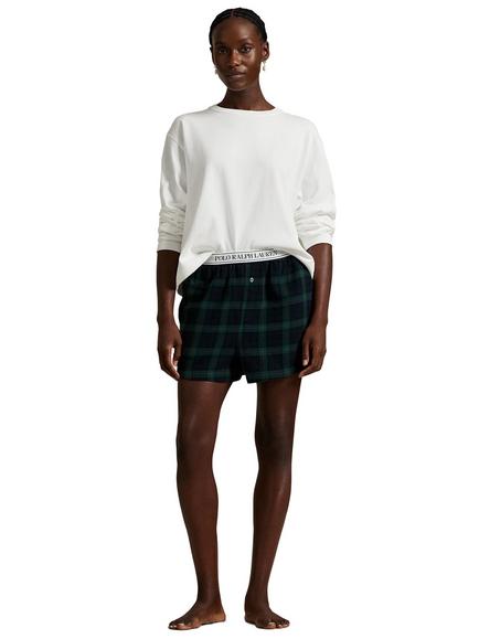 Ralph Lauren Polo Ralph Lauren Cosy Flannel Sleep Boxer Shorts, Pack of 2, Buffalo/Black Watch - view 2, Buffalo/Black Watch