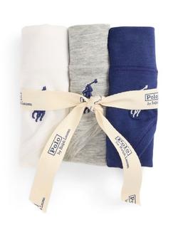Ralph Lauren Polo Ralph Lauren Club Cotton Thong, Pack of 3, White/Grey/Navy - view 2, White/Grey/Navy