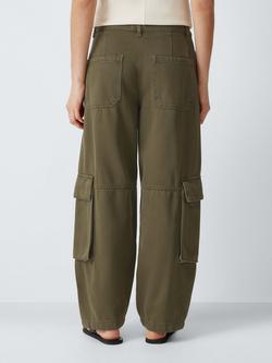 AND/OR Straight Cargo Trousers, Khaki - view 2, Khaki