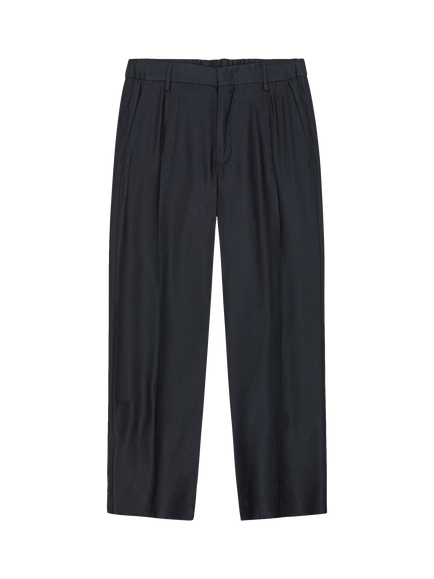 NN.07 Kay Linen Blend Trousers containing LENZING™ ECOVERO™ Viscose, Deep Navy, Deep Navy