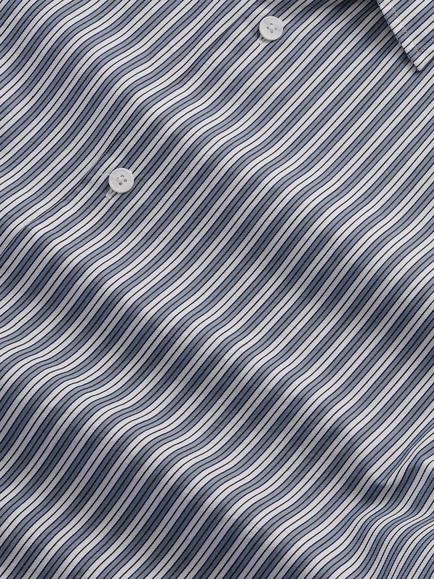 NN.07 Freddy Satin Shirt, Sea - view 2, Sea