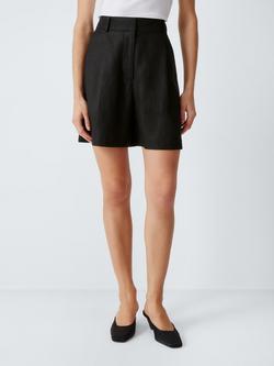 John Lewis Linen Shorts - view 2, Black
