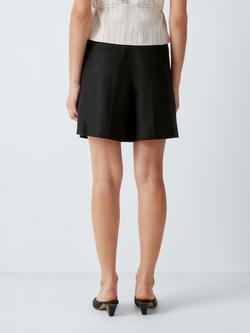 John Lewis Linen Shorts - view 2, Black
