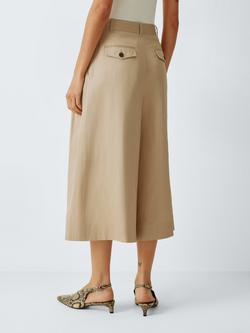 John Lewis Wide Leg Culottes, Camel - view 2, Camel