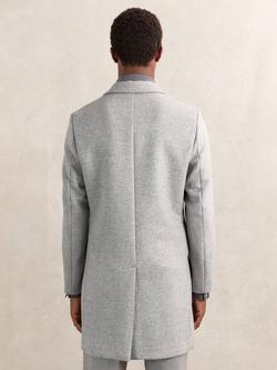 Reiss Gable Single Breasted Wool Blend Coat - view 2, Soft Grey