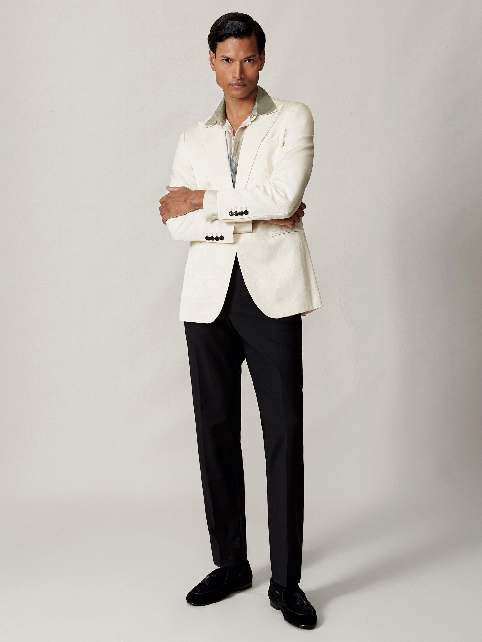 Product image 4 of 5, which shows Reiss Felix Abstract Shirt, Multi, XS