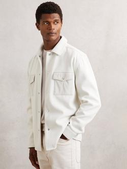 Reiss Scott Overshirt, Off White, Off White