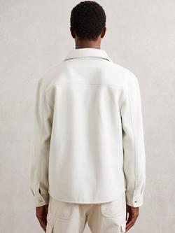 Reiss Scott Overshirt, Off White - view 2, Off White