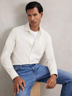 Reiss Velma Corduroy Shirt, White