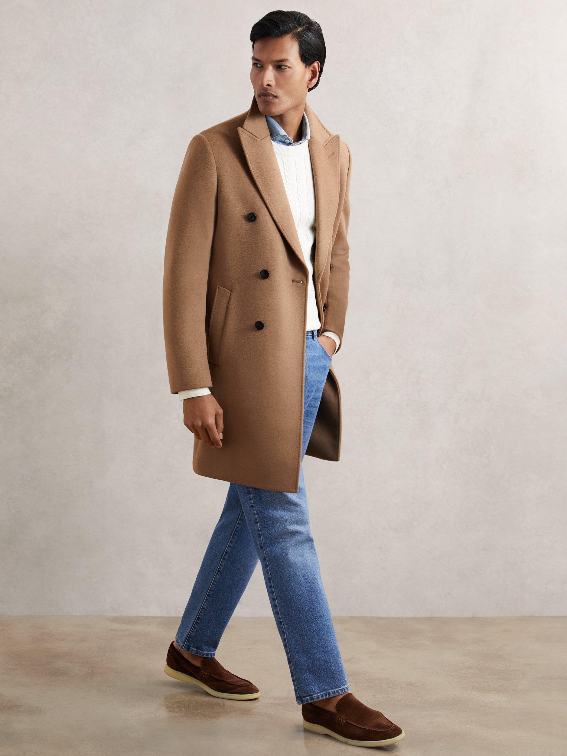 Product image 5 of 5, which shows Reiss Luca Wool Blend Cable Knit Jumper, White, XS