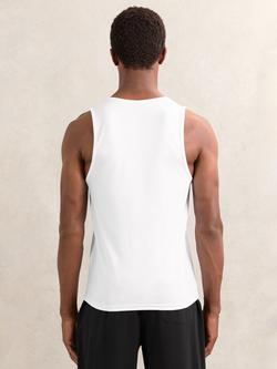 Reiss Cotton Blend Vest Top, Pack of 2, White/Black - view 2, White/Black