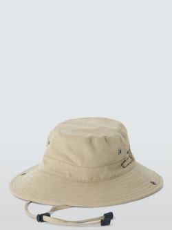 John Lewis Cotton Safari Hat, Natural - view 2, Natural