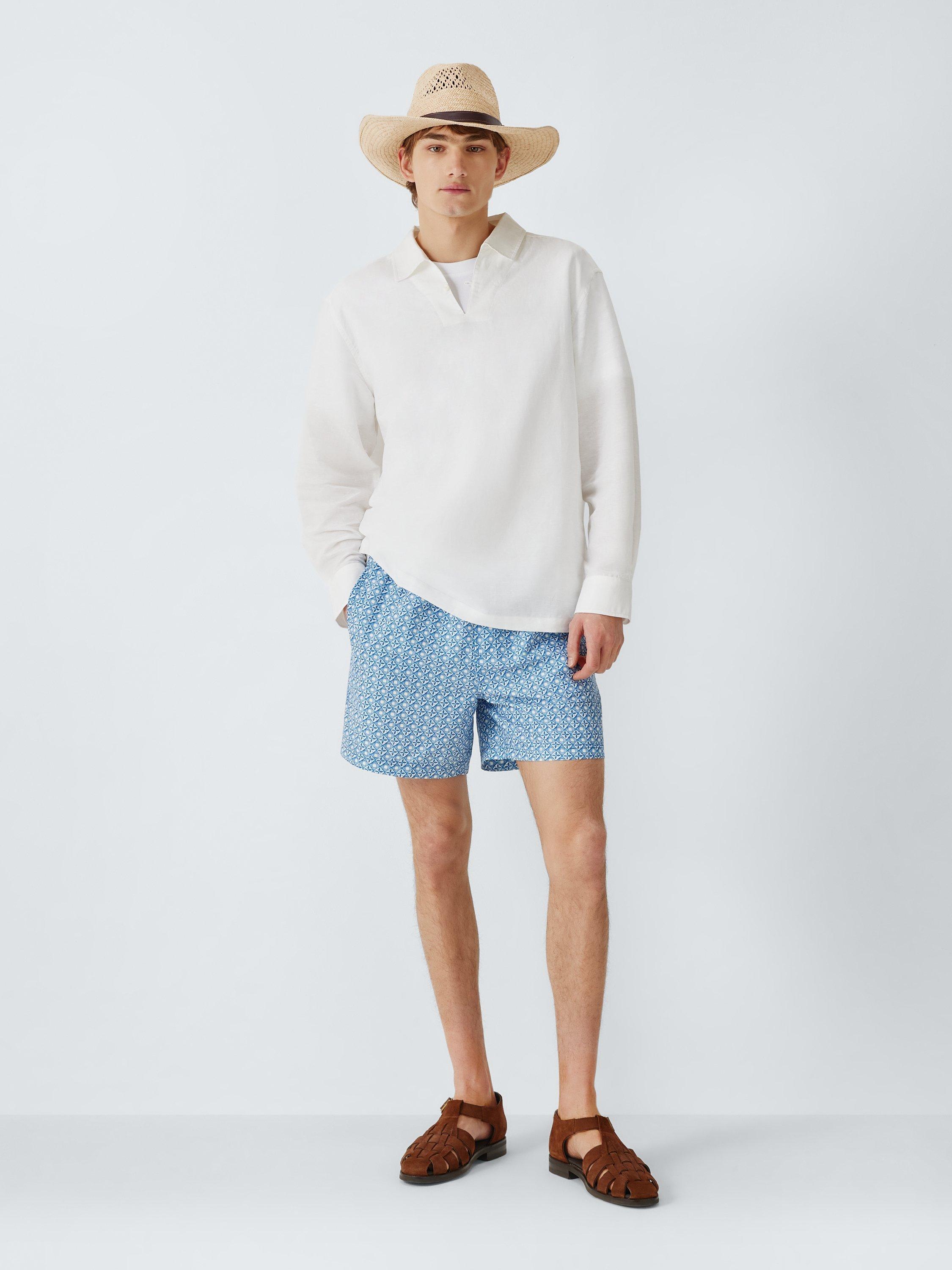 Product image 4 of 4, which shows John Lewis Paper Straw Western Hat, Natural, S-M